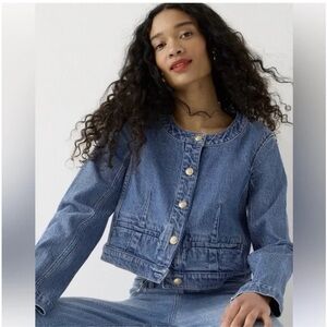 J. Crew Classic Blue Denim Jacket